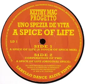 KEITH MAC - A Spice Of Life (Uno Spezia De Vita)