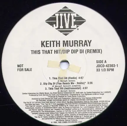 Keith Murray - This That Hit / Dip Dip Di