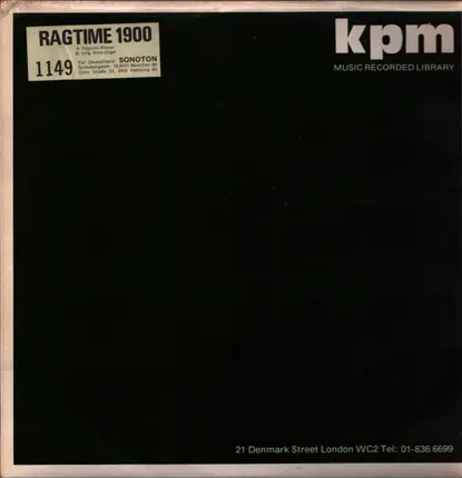 Keith Nicholls, Johnny Pearson, Sam Fonteyn a.o. - Ragtime Piano / Cinema Organ