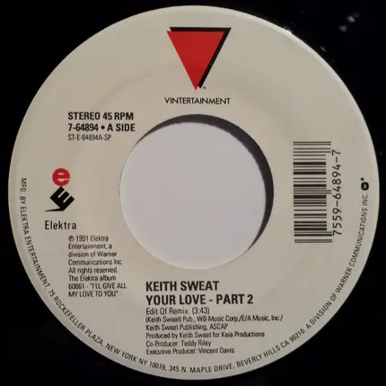 Keith Sweat - Your Love - Part 2