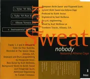 CD Single - Keith Sweat Featuring Athena Cage - Nobody