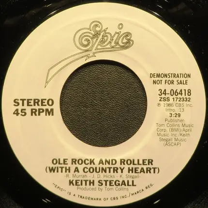 Keith Stegall - Ole Rock And Roller (With A Country Heart)