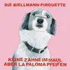 LP - Keine Zähne Im Maul Aber La Paloma Pfeifen - Die Biellmann-Pirouette - White Vinyl