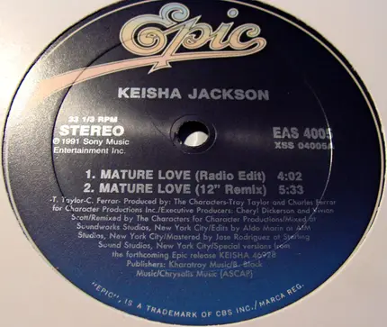 Keisha Jackson - Mature Love
