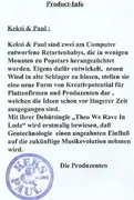 12inch Vinyl Single - Keksi & Paul - Theo We Rave In Lodz