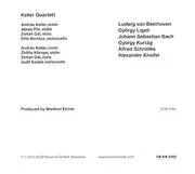 CD - Keller Quartet - Cantante E Tranquillo - + Slipcase