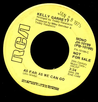 Kelly Garrett - As Far As We Can Go