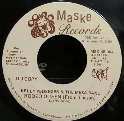 Kelly Pedersen & The Mesa Band - Rodeo Queen (From Tucson)