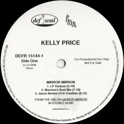 Kelly Price - Mirror Mirror (Dance Remixes)
