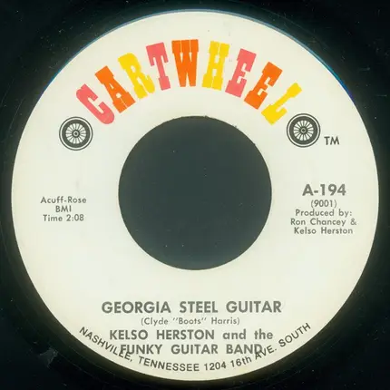 Kelso Herston and The Funky Guitar Band - Steel Guitar Rag (Funky) / Georgia Steel Guitar
