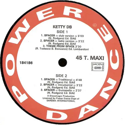 Ketty DB - Spacer