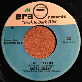 Ketty Lester - Love Letters / But Not For Me