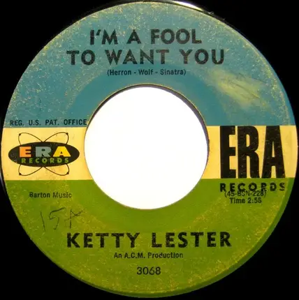 Ketty Lester - Love Letters / I'm A Fool To Want You