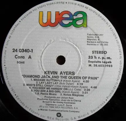 Kevin Ayers - Diamond Jack and the Queen of Pain