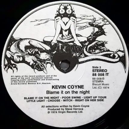 Kevin Coyne - Blame It on the Night