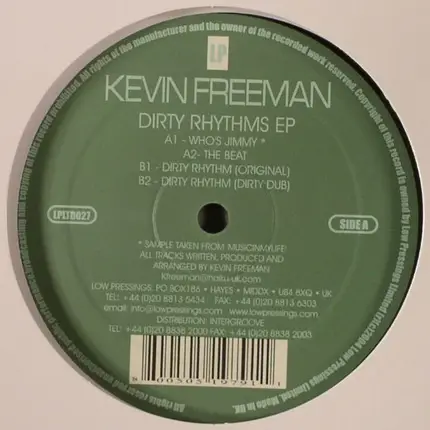 Kevin Freeman - Dirty Rhythms EP