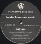 12inch Vinyl Single - Kevin 'Loveman' Nash - Call Me