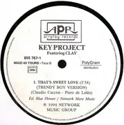 12inch Vinyl Single - Key Project Featuring Clay - That's Sweet Love