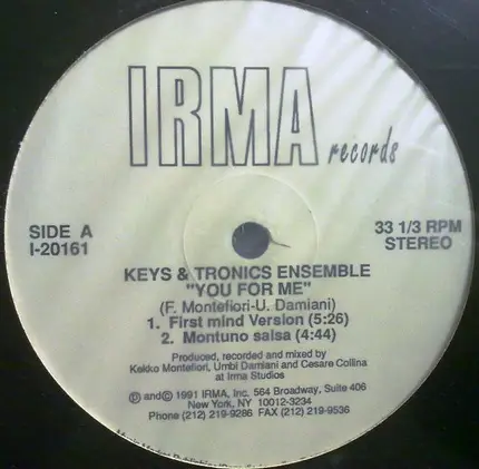 Key Tronics Ensemble - You For Me