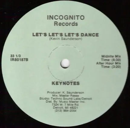 Keynotes - Let's Let's Let's Dance