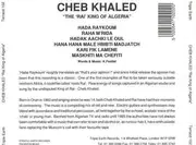 CD - Khaled - Hada Raykoum