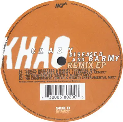Khao - Crazy Diseased And Barmy Remix EP
