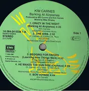 LP - Kim Carnes - Barking At Airplanes