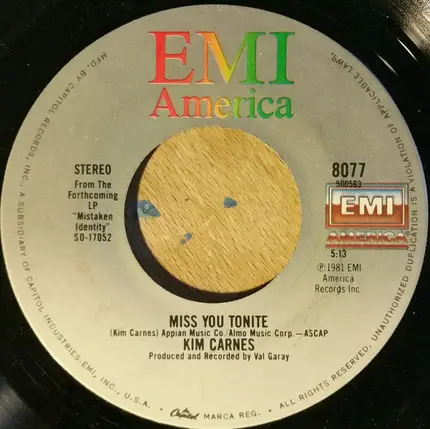 Kim Carnes - Bette Davis Eyes