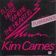 7inch Vinyl Single - Kim Carnes - I'll Be Here Where The Heart Is