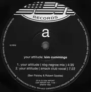 12inch Vinyl Single - Kim Cummings - Your Attitude