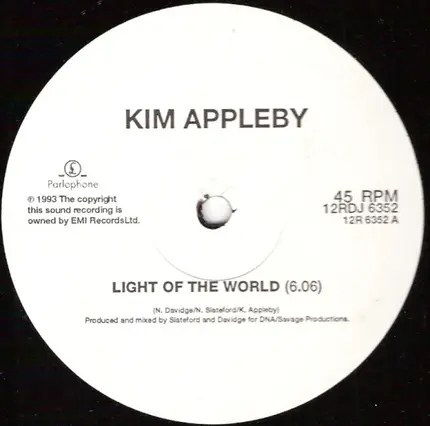 Kim Appleby - Light Of The World