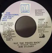 7inch Vinyl Single - Kim O'Leary - Put The Pieces Back