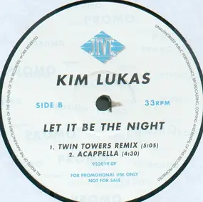 kim lukas - Let It Be the Night