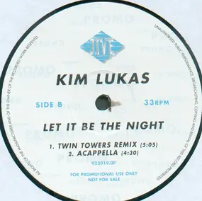 kim lukas - Let It Be the Night
