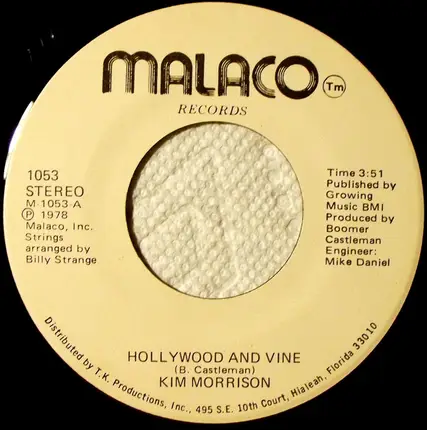 Kim Morrison - Hollywood And Vine
