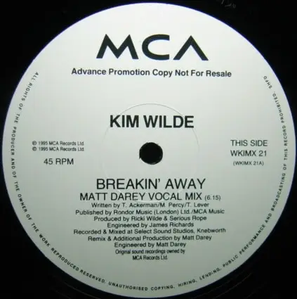 Kim Wilde - Breakin' Away