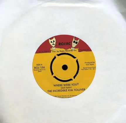 Kim Tolliver - Where Were You? / Cop My Stuff (Orange)