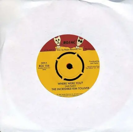 Kim Tolliver - Where Were You? / Cop My Stuff (Red)