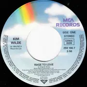 7inch Vinyl Single - Kim Wilde - Rage To Love