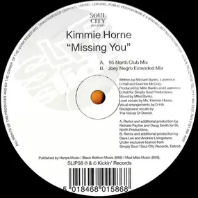 Kimmie Horne - Missing You