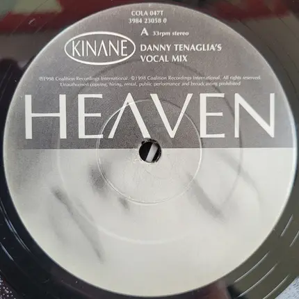 Kinane - Heaven (Danny Tenaglia Mixes)