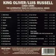 CD - King Oliver , Luis Russell - The Alternative Takes in Chronological Order (1923-1930)