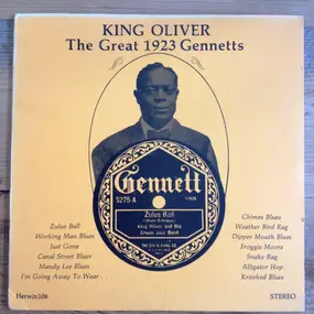 King Oliver - The Great 1923 Gennetts