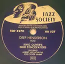 Schellack - King Oliver & His Dixie Syncopators - Deep Henderson / Jackass Blues - Limited Edition