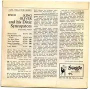7inch Vinyl Single - King Oliver & His Dixie Syncopators - Volume Four - 6-Track EP