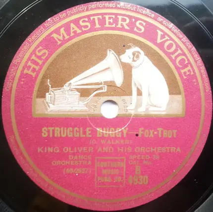 King Oliver & His Orchestra - Don't You Think I Love You? / Struggle Buggy
