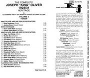 CD - King Oliver - The Complete Joseph ''King'' Oliver 1923/31 Heritage: Vol. 3 1926/28