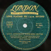 10'' - King Oliver's Creole Jazz Band - Louis Armstrong With King Oliver