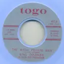 7inch Vinyl Single - King Coleman - The Mash Potato Man - Blue