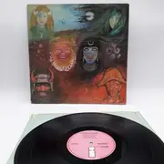 LP - King Crimson - In The Wake Of Poseidon - ORIG 1st UK PINK ISLAND / textured gatefold